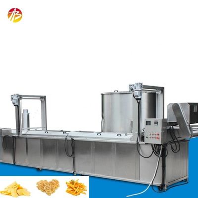 Máquina automática contínua de fritura de batatas fritas para loja de alimentos 2500*1000*2400 Tamanho