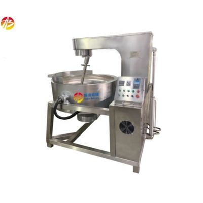 Caldeira de cozinha de aço inoxidável de 700-1200 mm de diâmetro, revestida com chaleira de vapor para processamento de alimentos