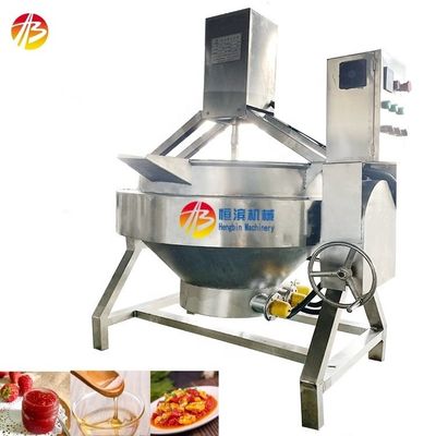 Caldeira de cozinha para restauração com chaleira de vapor para produção industrial de alimentos e geleia de frutas