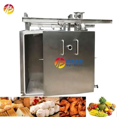 Máquina de arrefecimento a vácuo reguladora de temperatura para produtos de panificação em ambientes industriais