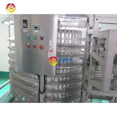 Máquina de congelamento rápido Fritos congelador de túnel com alta produtividade e SUS 304 IQF