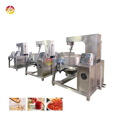 Caldeira de cozinha de aço inoxidável de 700-1200 mm de diâmetro, revestida com chaleira de vapor para processamento de alimentos