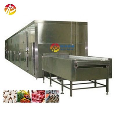 Máquina de congelamento rápido em espiral industrial para frutas, vegetais, frutos do mar, camarão 13800*3200*2500mm