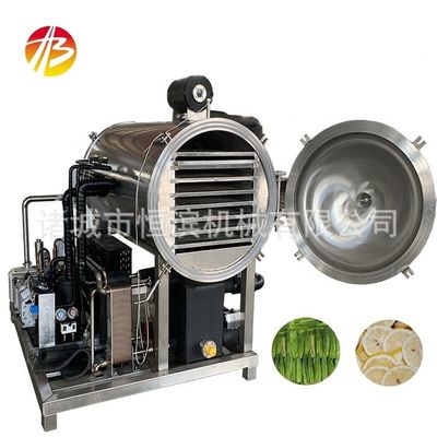Equipamento de secagem por congelamento a vácuo de alta produtividade para alimentos e vegetais 30 kg por lote