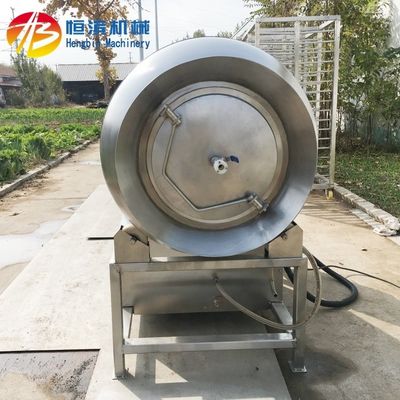 Máquina de esmagamento a vácuo para processamento de carne e peixe, capacidade 100-150 kg/lote