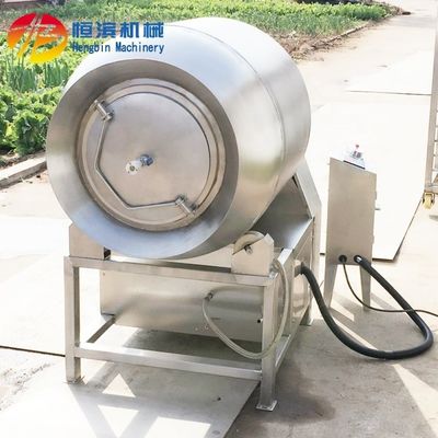 Máquina de esmagamento a vácuo para processamento de carne e peixe, capacidade 100-150 kg/lote