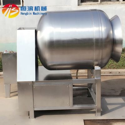 Máquina de esmagamento a vácuo para processamento de carne e peixe, capacidade 100-150 kg/lote