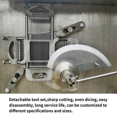 Máquina de corte industrial de cubos de carne para carne de bovino e de ovelha congelada 380V/220V Personalizavel