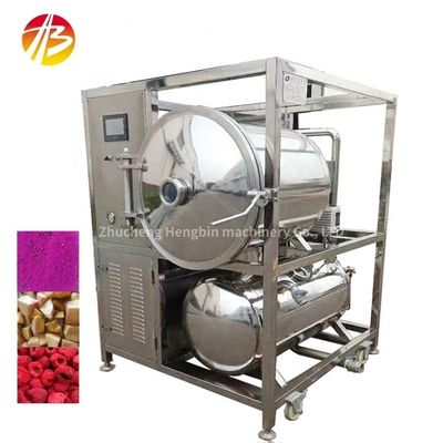 Equipamento de secagem por congelamento a vácuo para carnes de frutas e vegetais pré-congeladas a -18 °C a -60 °C