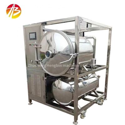 Máquina de secagem por congelamento a vácuo de alimentos para animais de estimação com óleo de silicone/aquecimento elétrico