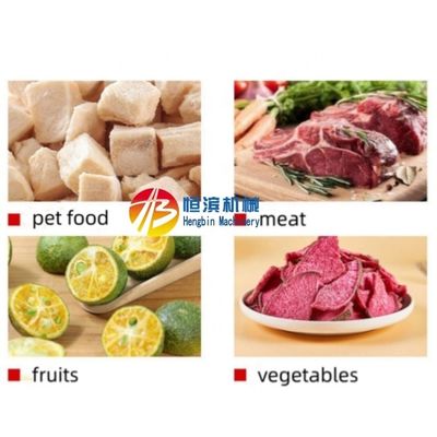 Óleo de silicone/aquecimento elétrico 30 kg Alimentos para animais de estimação Carne Peixe Frutas Vegetais Máquina de secagem a vácuo