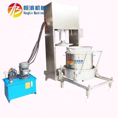 Máquina hidráulica industrial de extração de sumo para separação de lama e escória Capacidade 500 kg/h