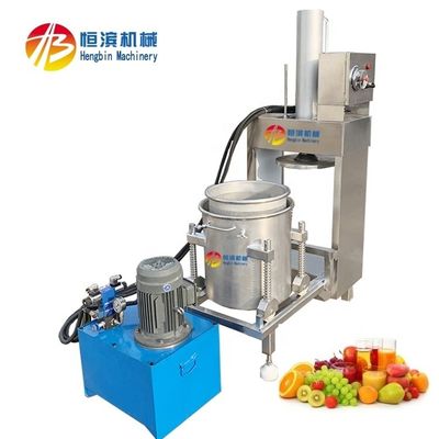 Máquina hidráulica industrial de extração de sumo para separação de lama e escória Capacidade 500 kg/h