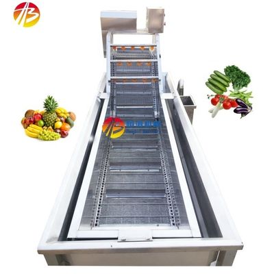 Máquina de lavagem automática comercial de bolhas de ar para vegetais, frutas e frutos do mar