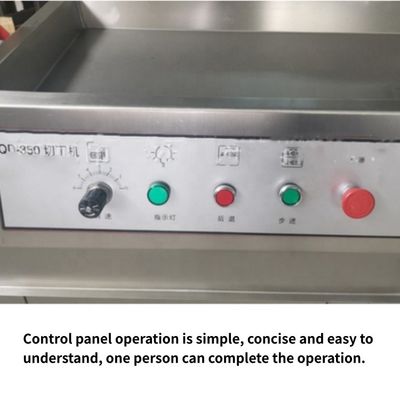 Máquina de corte de cubo de carne de aço inoxidável 304 para processamento rápido e preciso de carne