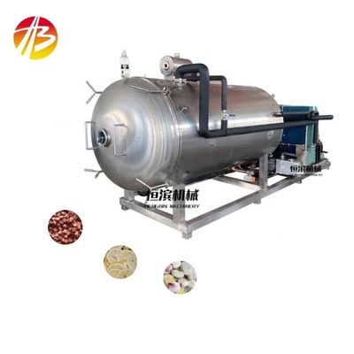 Máquina de secagem por congelamento de 21 metros quadrados de área de palete para frutos do mar, frutas, carnes e vegetais