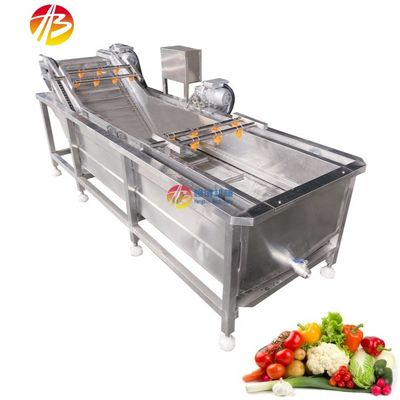 3000*1160*1400mm Vantagem Máquina de lavar bolhas de água poupadas para vegetais e frutas