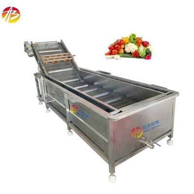 Avanço de poupança de água Material de milho Máquina de lavar bolhas de vegetais para indústria