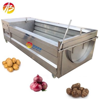 Máquina comercial de lavagem e descascagem de batata Taro