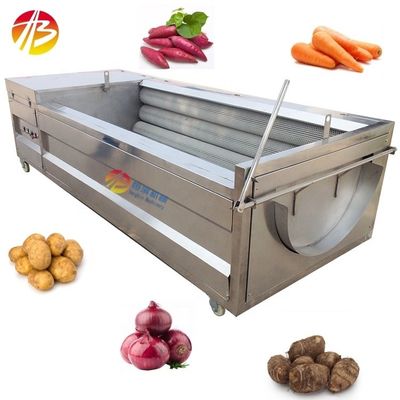 Máquina de lavagem e descascagem de produtos hortícolas para restauração comercial com potência de 2,2 kW