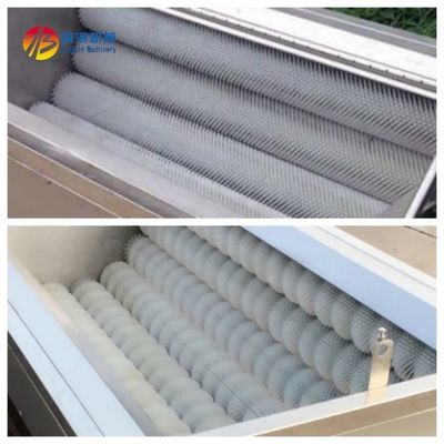 Máquina de lavagem e descascagem de produtos hortícolas para restauração comercial com potência de 2,2 kW