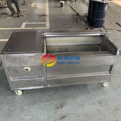 Equipamento de descascagem e lavagem fácil de operar para Taro Potato Ginger Carrot Yam Cassava