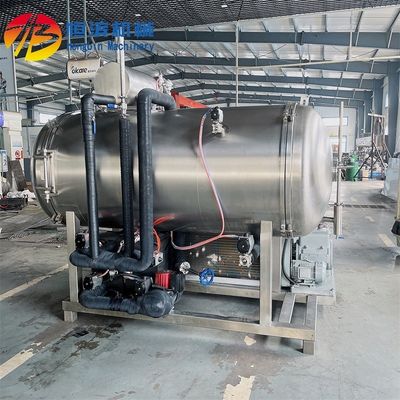 Máquina de alimentos secos de congelamento a vácuo com alta produtividade e pré-congelamento