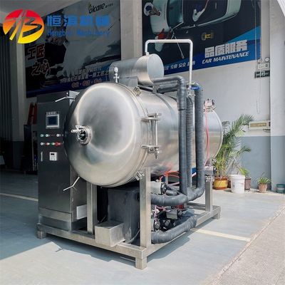 Máquina de liofilização multifuncional comercial para óleo de cozinha Capacidade 200 kg/lote