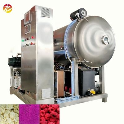 Secador industrial de congelamento para frutos do mar Carne de bovino Frutas Café Açúcar Doces Carne de peixe e vegetais