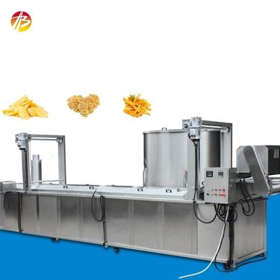 500kg Máquina automática contínua de batatas, batatas fritas, batatas fritas